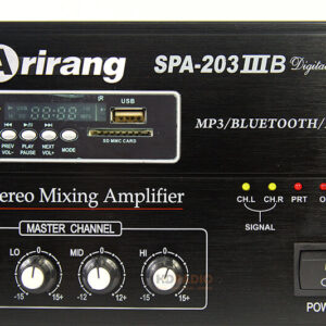 Amply Arirang 203IIIB (300W/2 Kênh, Bluetooth, FM, MP3, 10,2Kg)-6