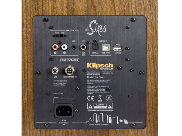 Loa Klipsch The Sixes, Công Suất 200W, Bluetooth, Optical, USB-2