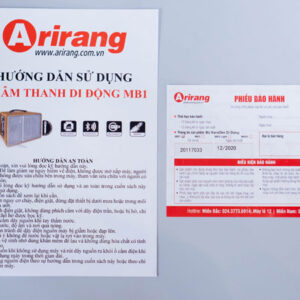 Loa Arirang MB1, Bass 17cm, 40w, Pin 4-6h-9