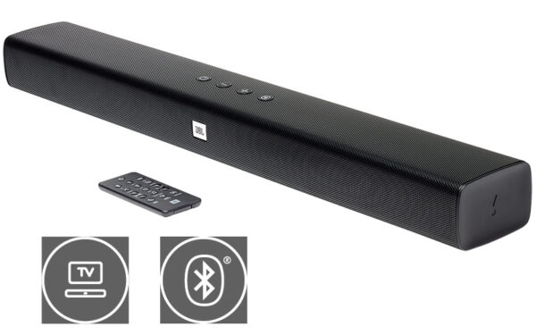 Loa Soundbar JBL Bar Studio Noir, 30W, HDMI ARC, Optical, Bluetooth, AUX, USB-1