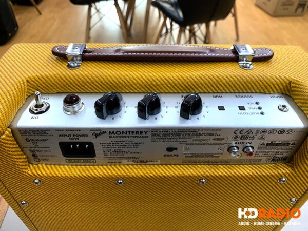 Loa Fender Monterey Tweed, Công Suất 120W, Bluetooth 4.2 AtpX, AUX, RCA-6