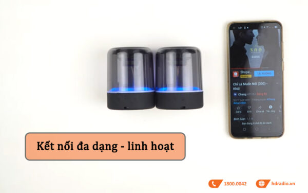 Loa Kiwi IS02, Pin 5H, 10W, Bluetooth 5.0-4