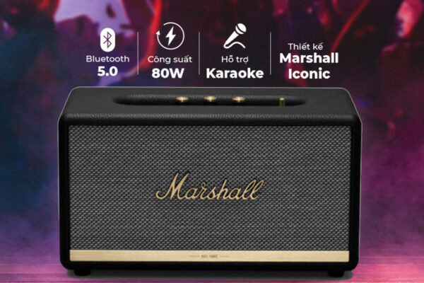 Loa Marshall Stanmore 2 (II), Công Suất 80W, Bluetooth 5.0, AUX, RCA (Tem ASH)-11