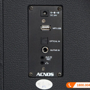 Loa Acnos CS270, Công Suất 90W, Bass 13cm, Pin 3-5h, Bluetooth, AUX, 2 tay micro-6