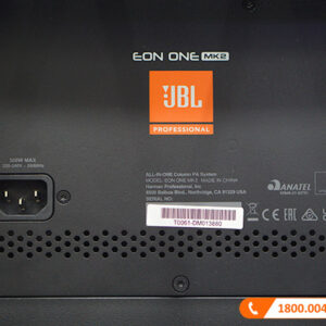 Loa JBL Eon One MK2, Pin 6h, Công Suất (1500W Peak, 400W RMS), Mixer 5 Kênh, Bluetooth, AUX-9