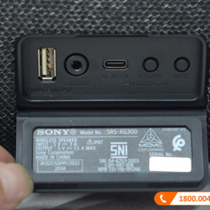Loa Sony SRS-XG300, Pin 25h, IP67, Bluetooth 5.2, AUX-7