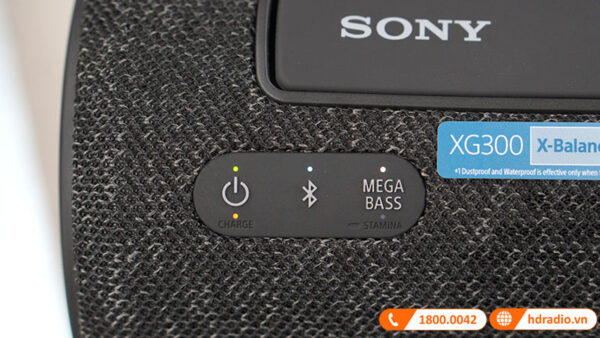 Loa Sony SRS-XG300, Pin 25h, IP67, Bluetooth 5.2, AUX-9