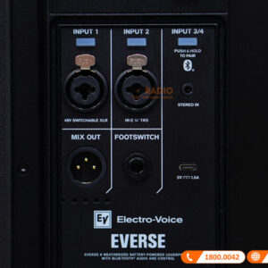 Loa di động Electro voice Everse 8, Pin 12 giờ, 400W, Chống Nước IP43, Bluetooth, TWS,-19