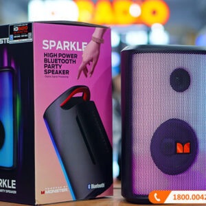 Loa Monster Sparkle Công suất 60W, LED đẹp, Bluetooth 5.3, IPX5, Pin 12h-13