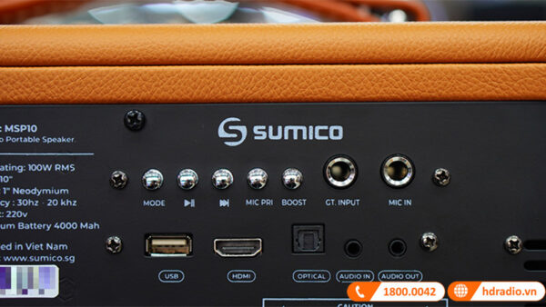 Loa Sumico MSP10 Bass 25,4 cm, Công suất 100W-13
