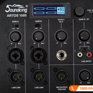 Loa Soundking Artos 1000, Công suất 430W, Bass 25cm, Mixer 4 kênh, Bluetooth (Loa Column Array)-10