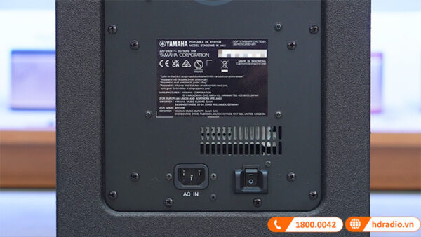 Loa Yamaha Stagepas 1K MKII, công suất 1100W, Mixer 5 kênh, Bluetooth 5.0 (Loa Column Array)-13
