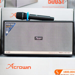 Loa Acrowin SA800, Bluetooth 5.0, pin 6000mAH, đi kèm 2 micro-1