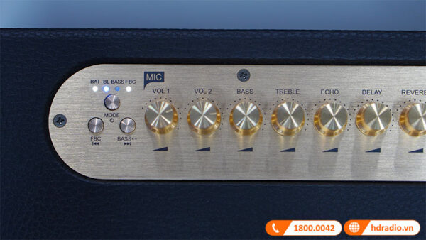 Loa Acnos HN447, 100W, Bluetooth 5.0, Optical, AUX-14