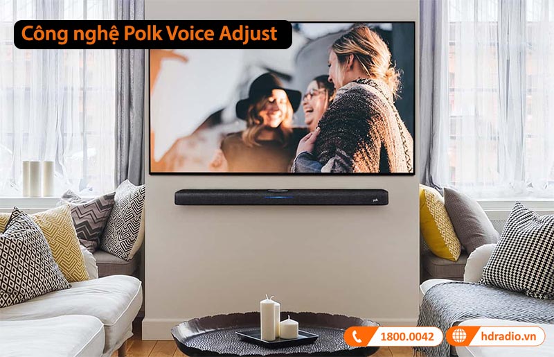 công nghệ Polk Voice Adjust