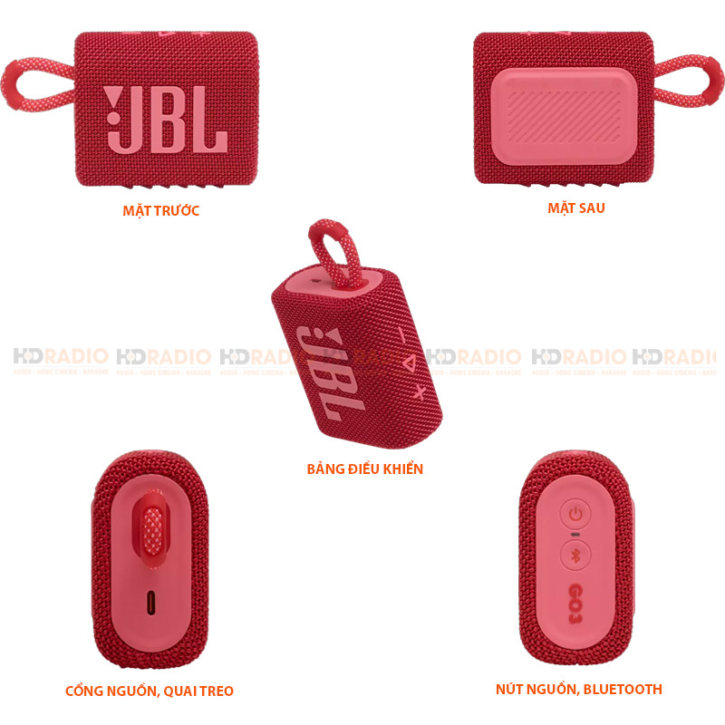Thiết kế loa JBL Go 3