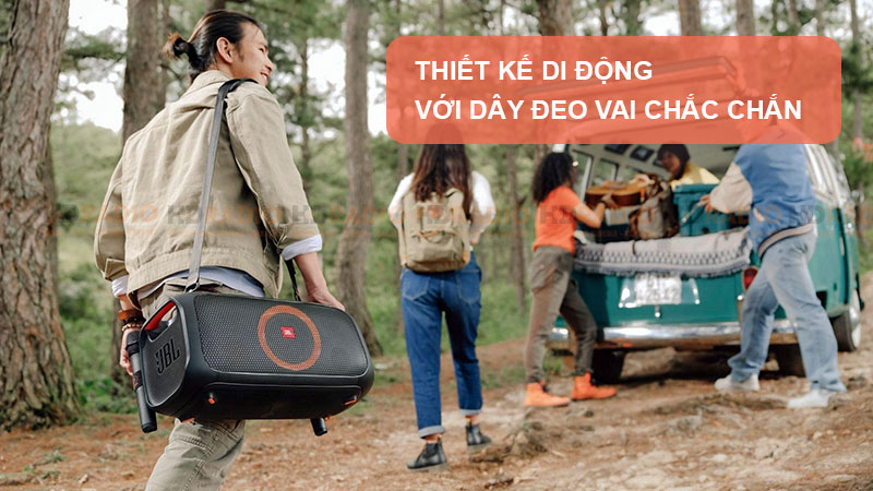 thiết kế loa JBL PartyBox OnThe Go
