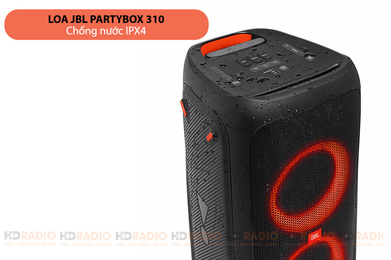 Loa JBL PartyBox 310 chống nước IPX4