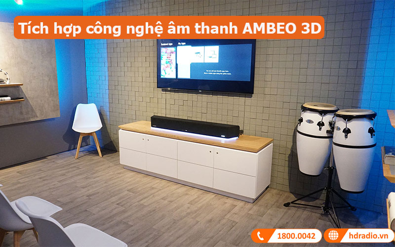 Loa Sennheiser Ambeo Soundbar tích hợp công nghệ AMBEO 3D