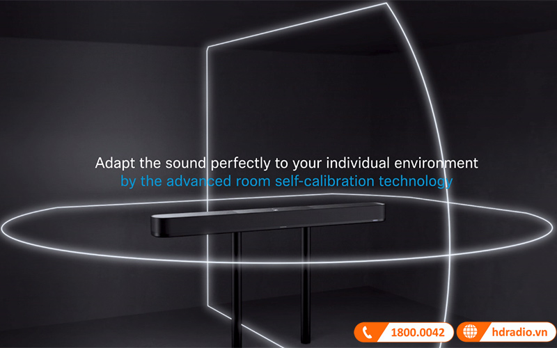 Loa Sennheiser Ambeo Soundbar Plus tính năng Self-Calibration