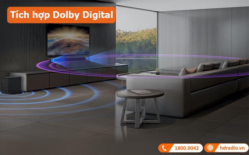 Loa soundbar Klipsch Cinema 400 tích hợp công nghệ Dolby Digital