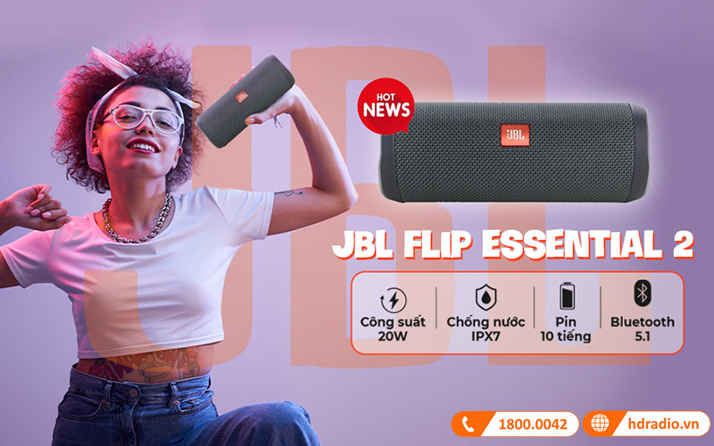 đặc điểm nổi bật loa JBL Flip Essential 2